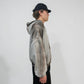 By Attention Paint Wash Zip-Up Grey | ODD EVEN
