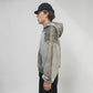 By Attention Paint Wash Zip-Up Grey | ODD EVEN
