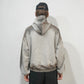 By Attention Paint Wash Zip-Up Grey | ODD EVEN