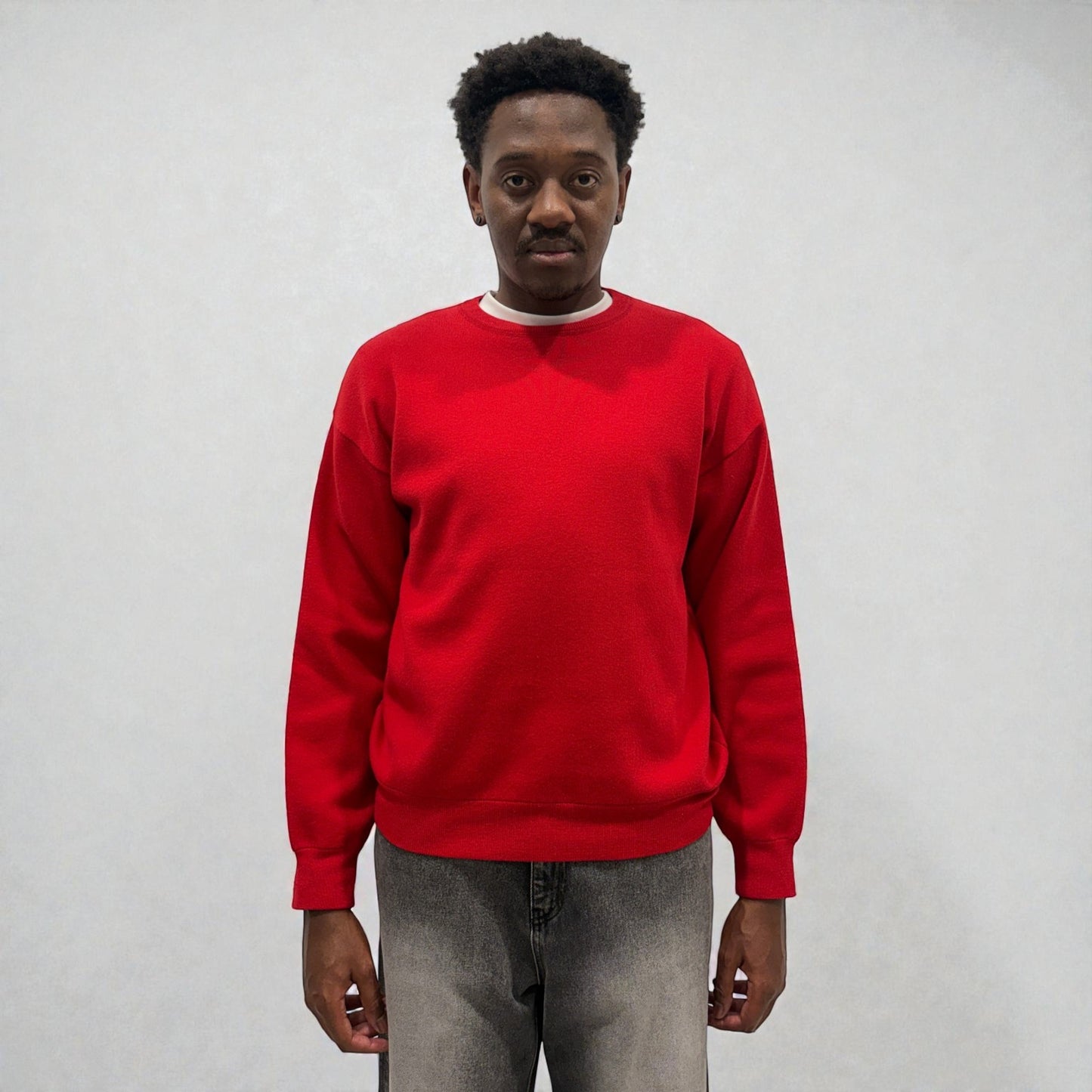 Howell Mid 80s Crew Blood Red | ODD EVEN