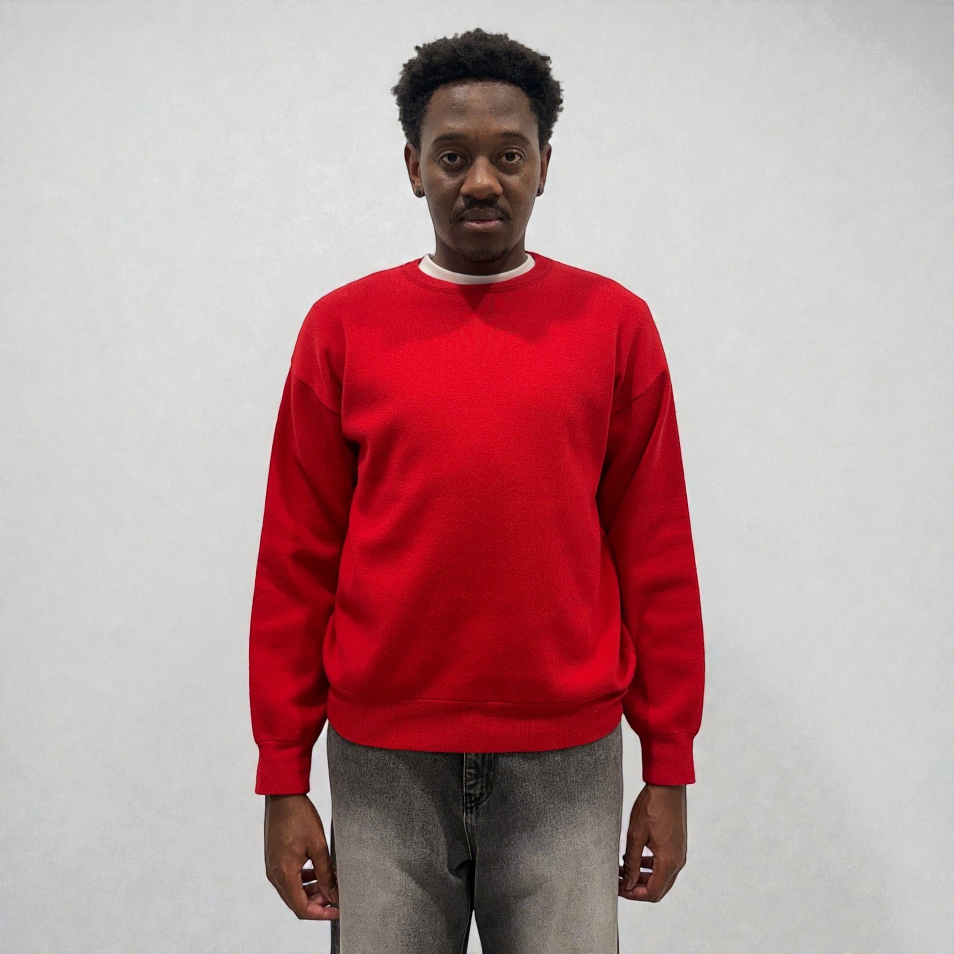 Howell Mid 80s Crew Blood Red | ODD EVEN