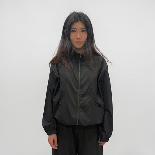 Kaleidoscope Sloane Pinstripe Jacket Black