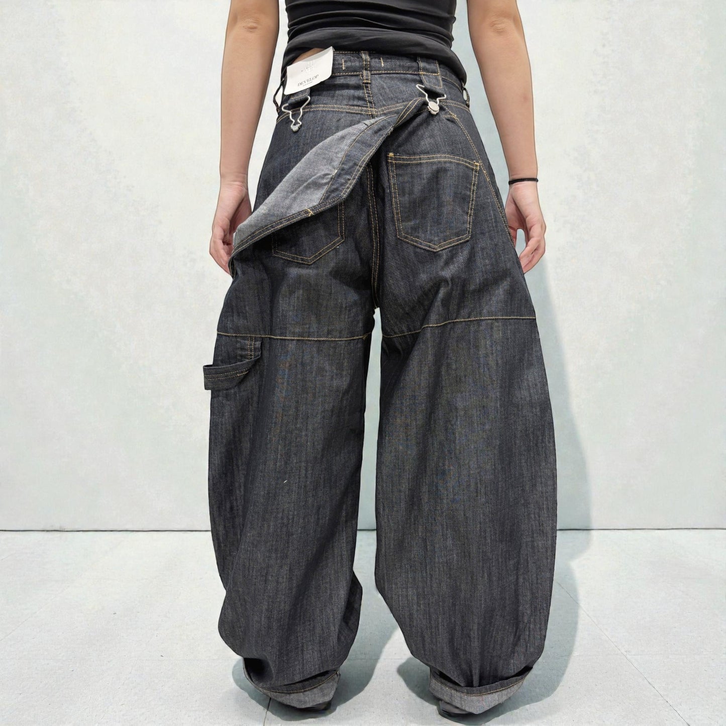 Develop Korea Menace Jeans Indigo | ODD EVEN