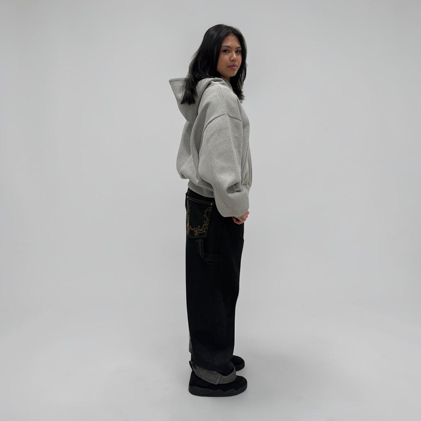 Invis-Able Hamptons Zip Hoodie Dark Grey | ODD EVEN