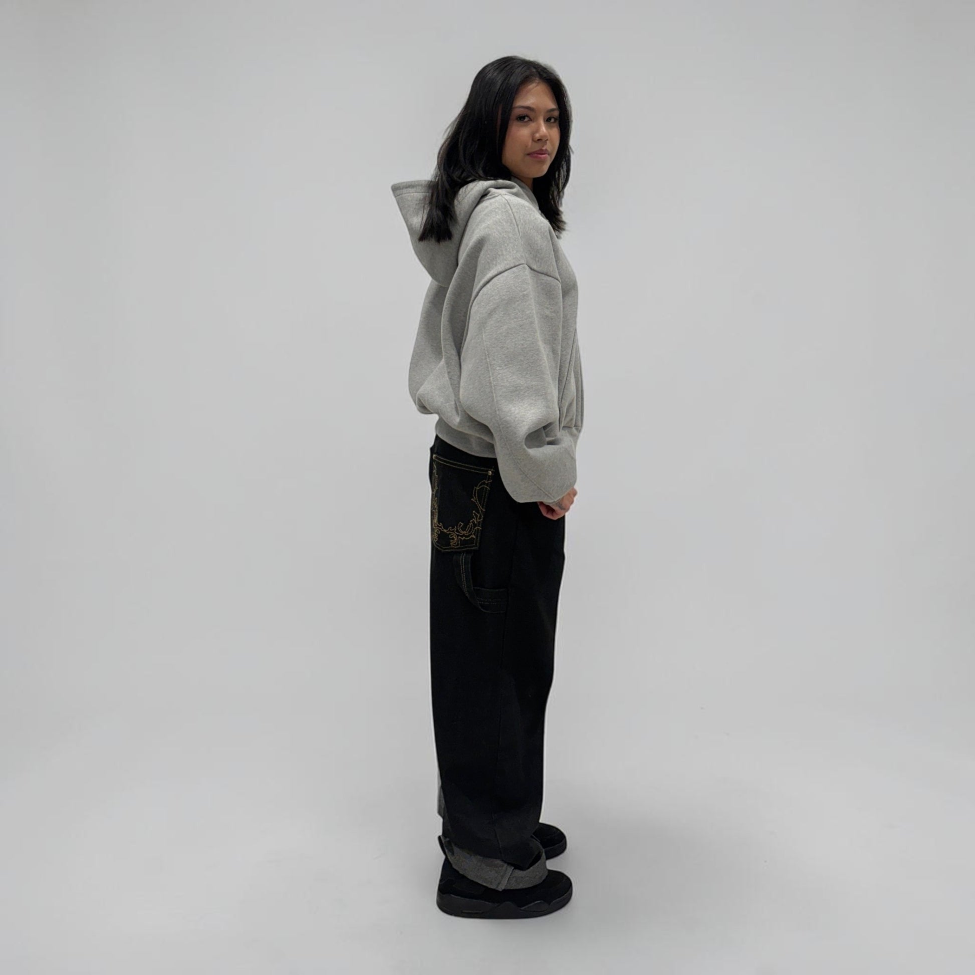 Invis-Able Hamptons Zip Hoodie Dark Grey | ODD EVEN