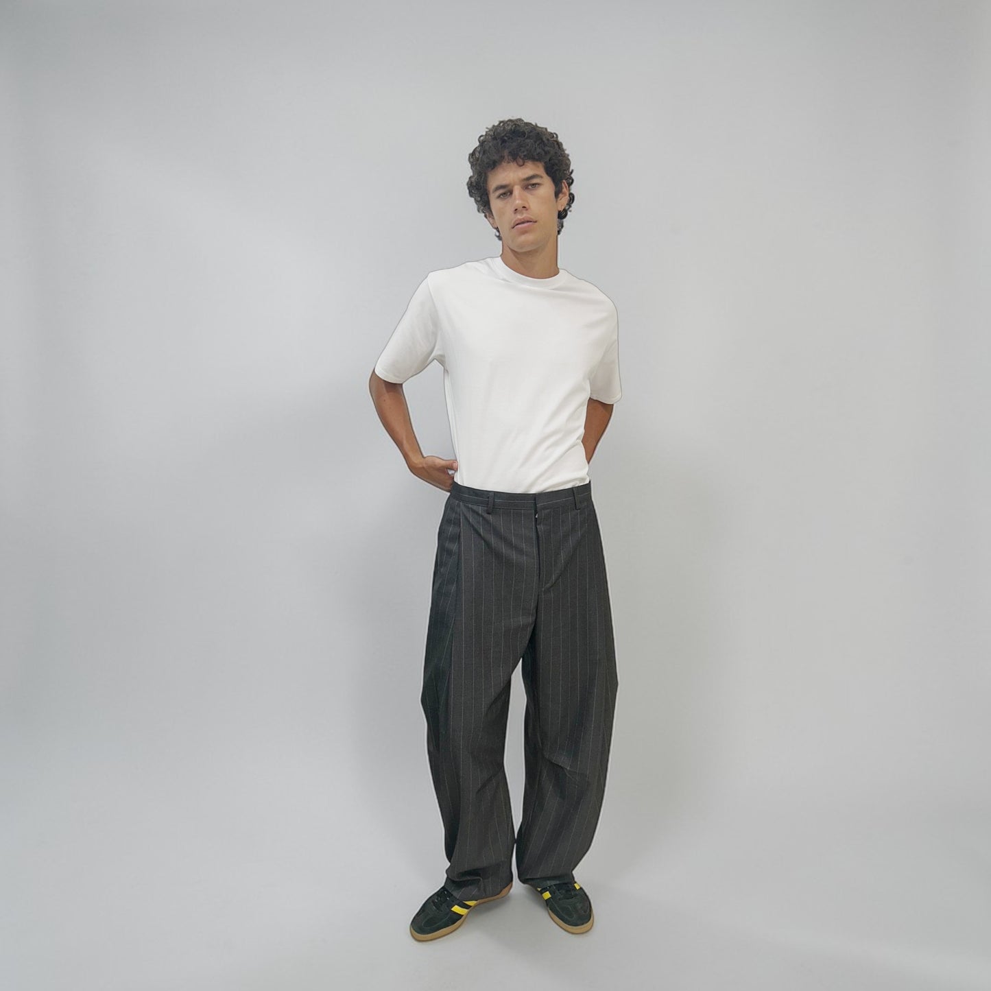 Senne Investment Pants Charcoal/White