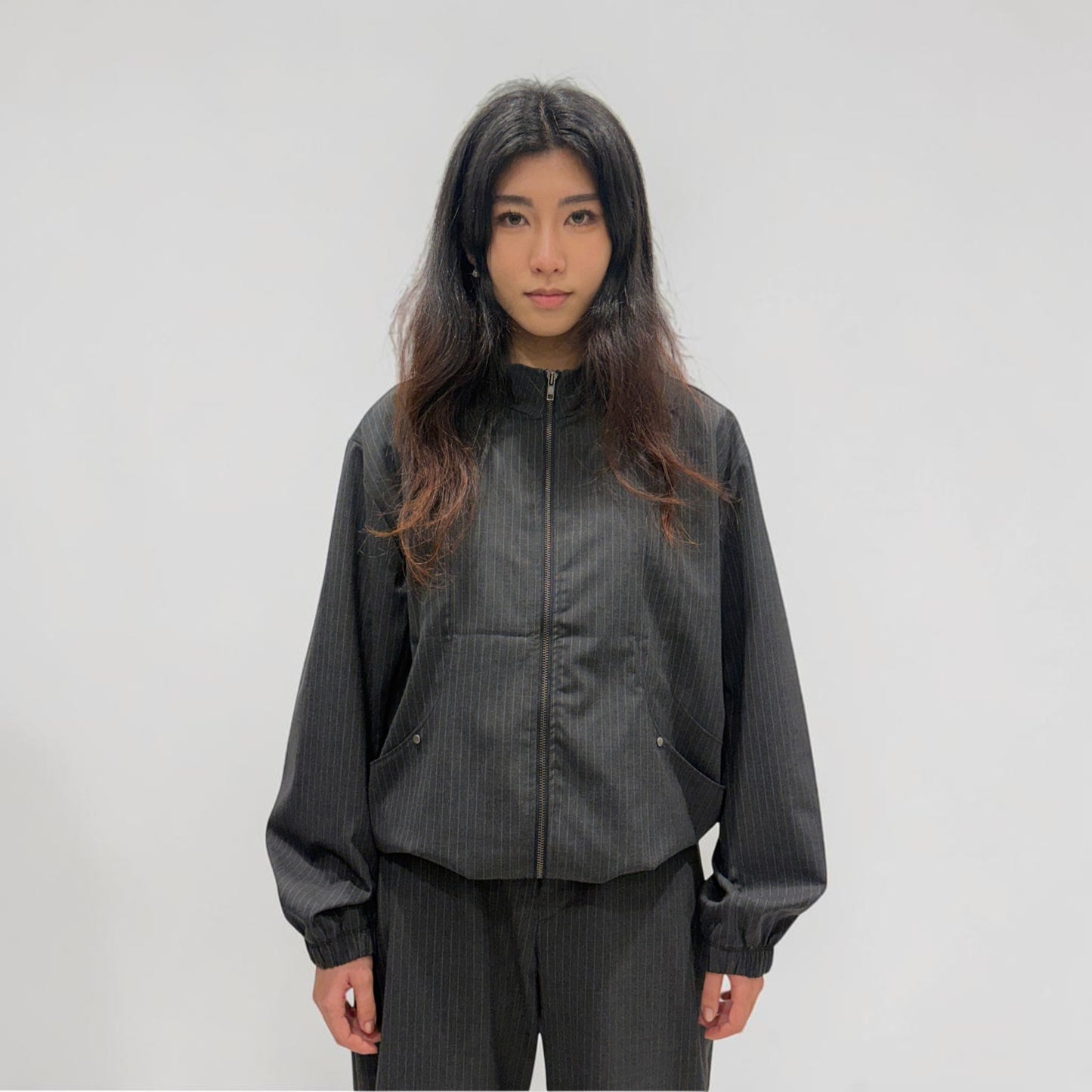 Kaleidoscope Sloane Pinstripe Jacket Charcoal