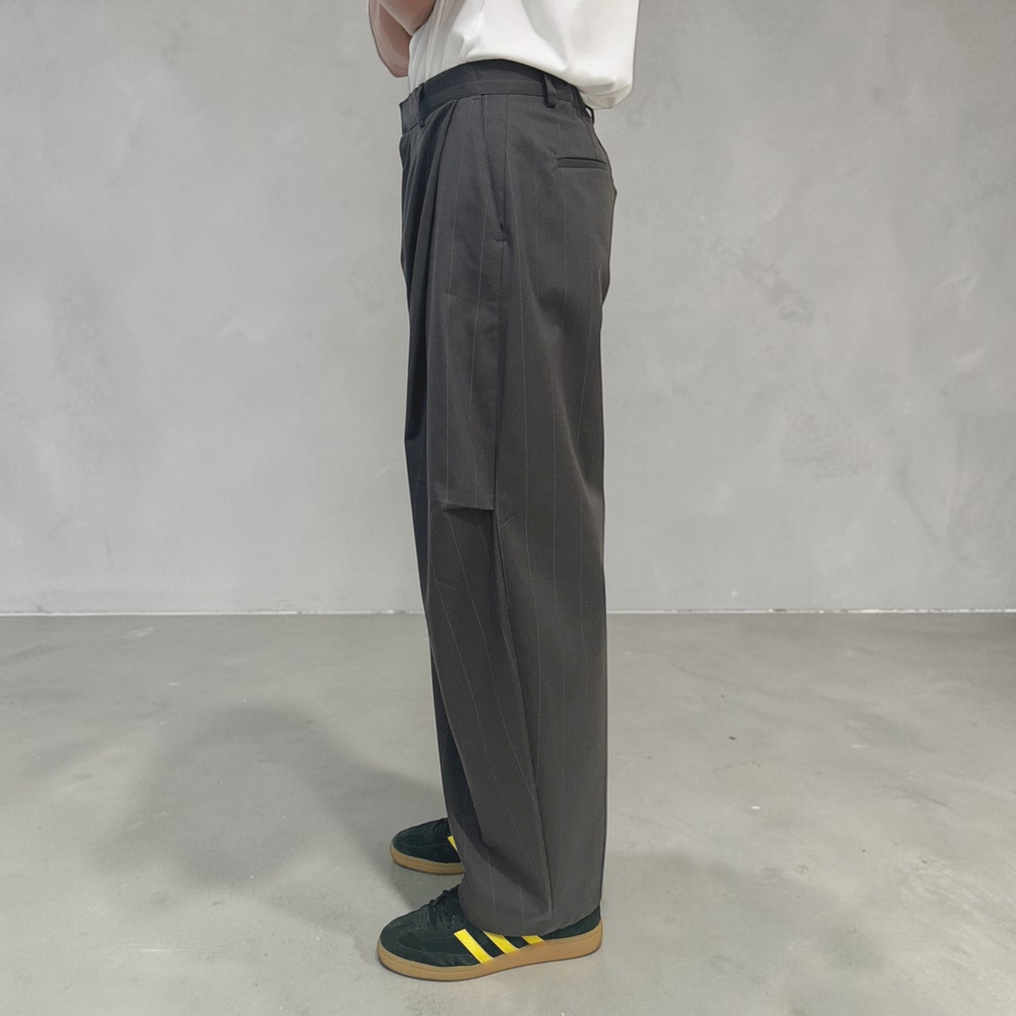 Senne Investment Pants Charcoal/Grey | ODD EVEN
