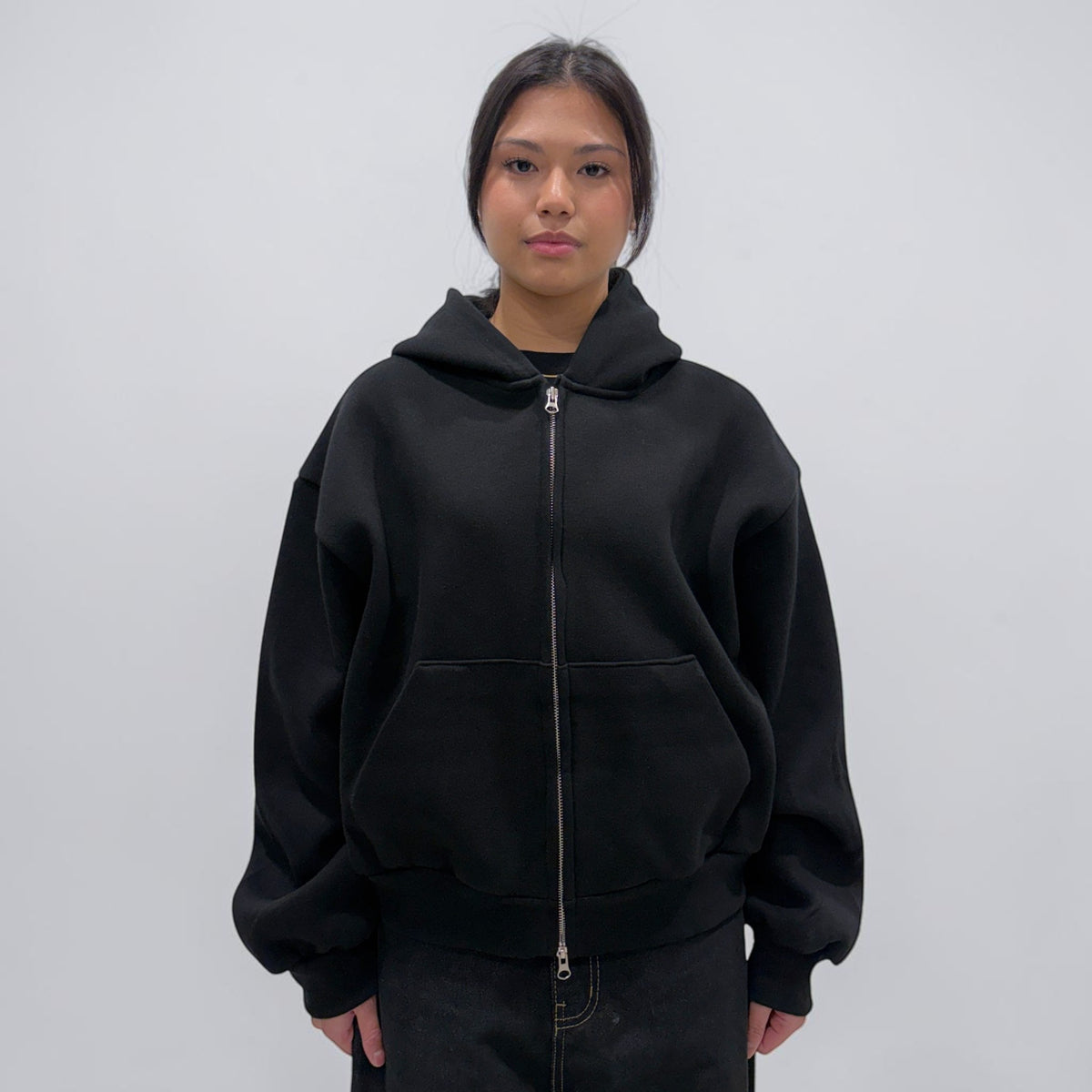Invis-Able Hamptons Zip Hoodie Black | ODD EVEN
