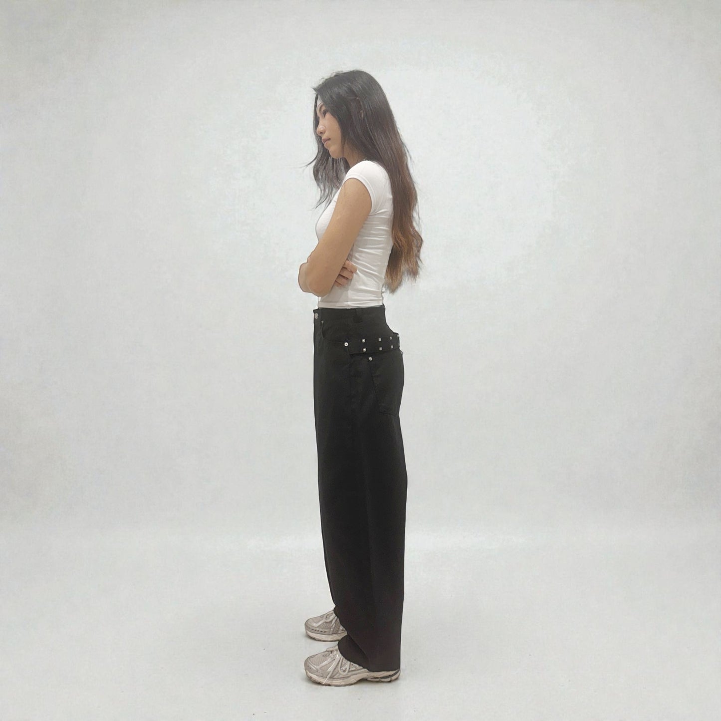 Develop Korea Sable Jeans Black | ODD EVEN