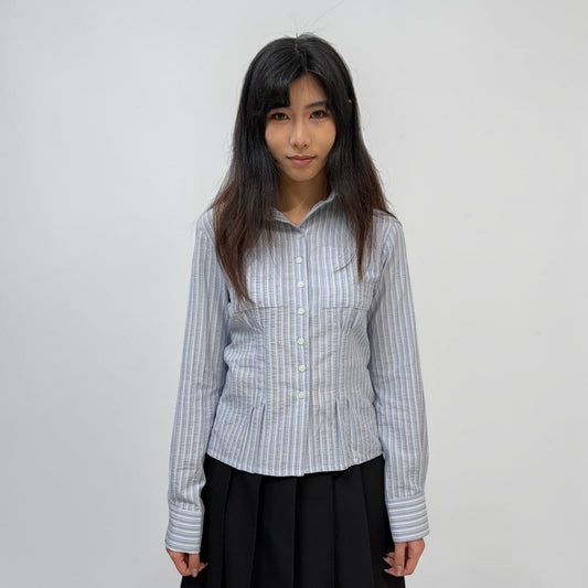 Askhaki Seoul Carrie Shirt Blue