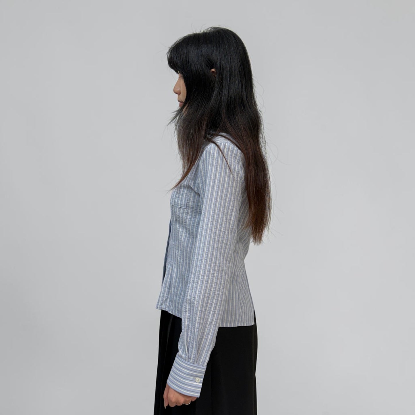 Askhaki Seoul Carrie Shirt Blue