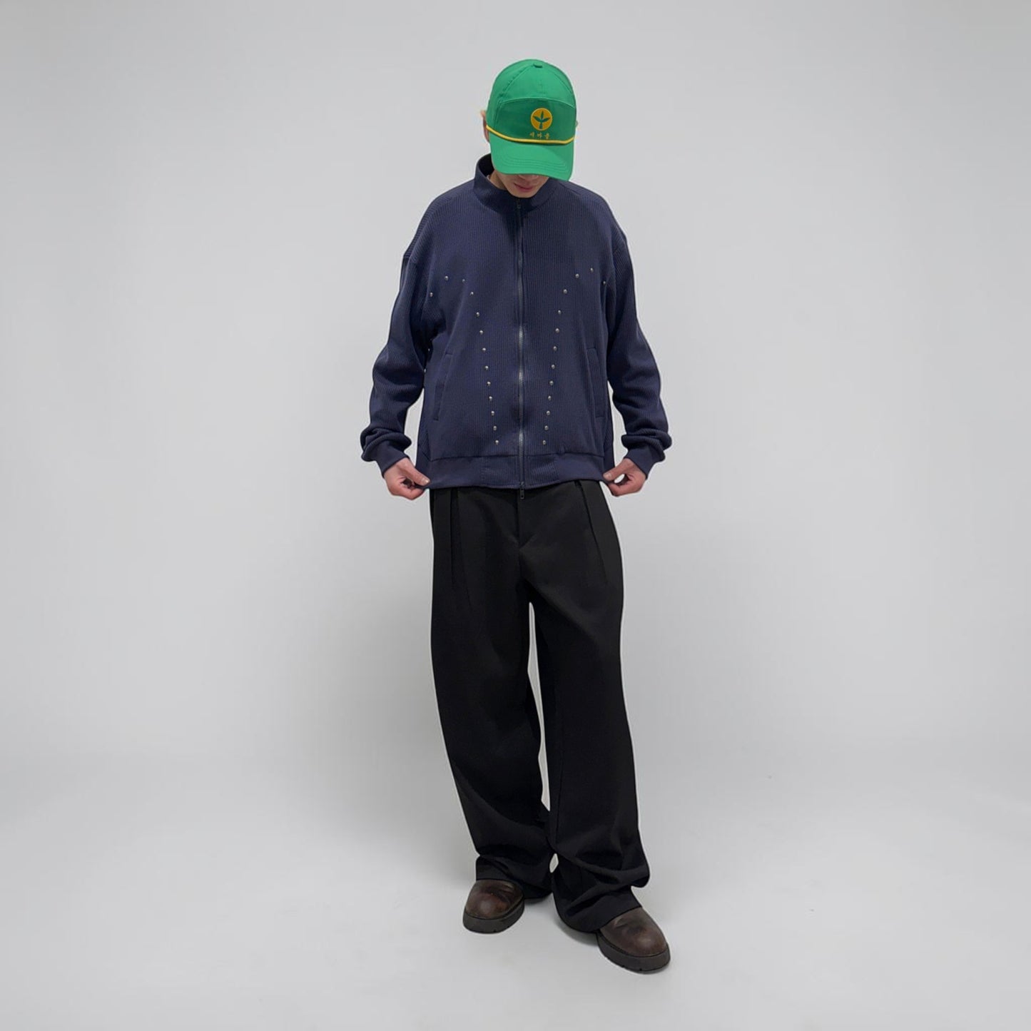 Kaleidoscope Studio Rib Knit Navy