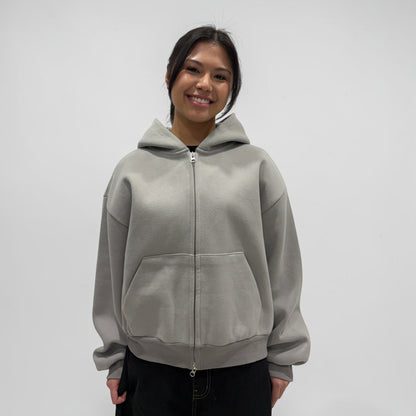 Invis-Able Hamptons Zip Hoodie Light Grey