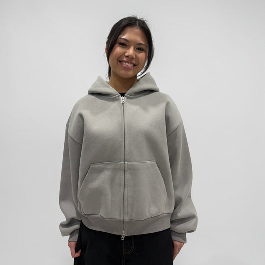 Invis-Able Hamptons Zip Hoodie Light Grey