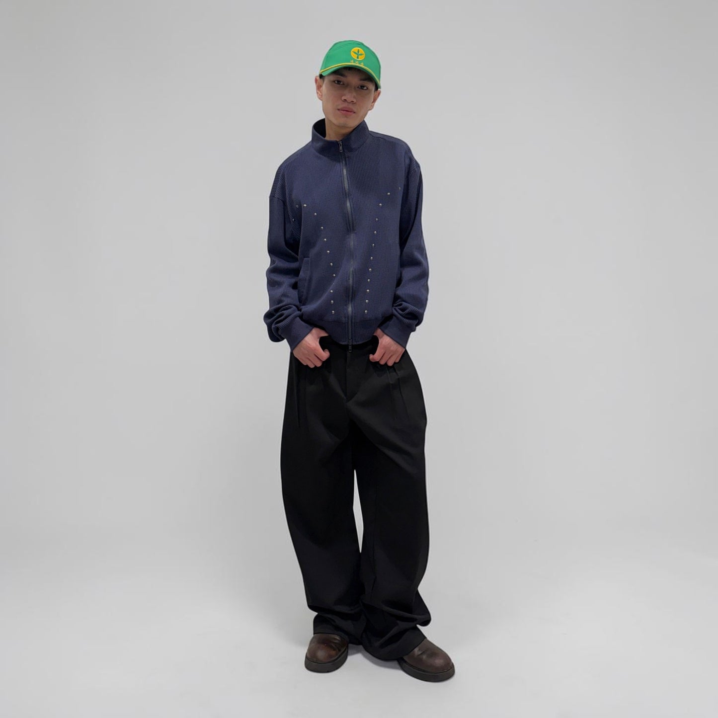 Kaleidoscope Studio Rib Knit Navy