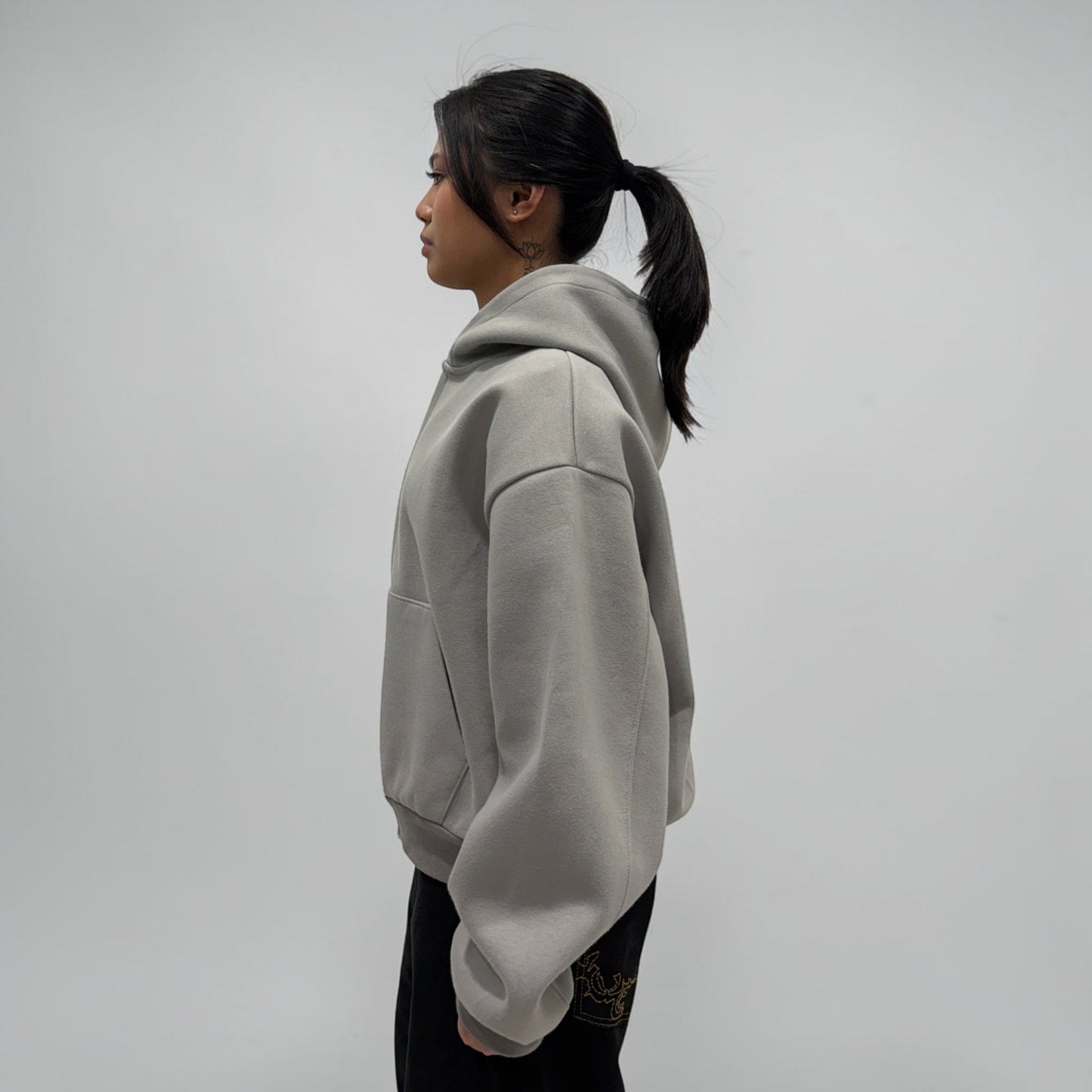 Invis-Able Hamptons Zip Hoodie Light Grey