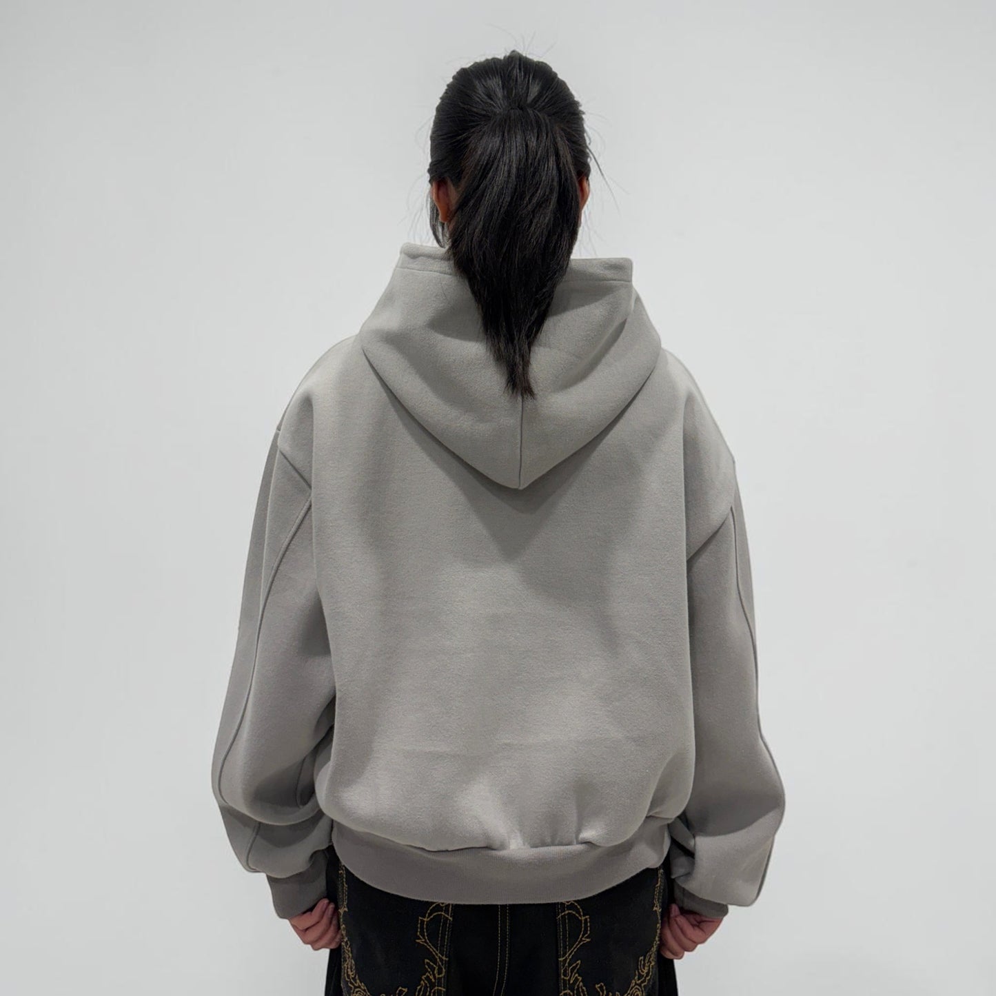 Invis-Able Hamptons Zip Hoodie Light Grey