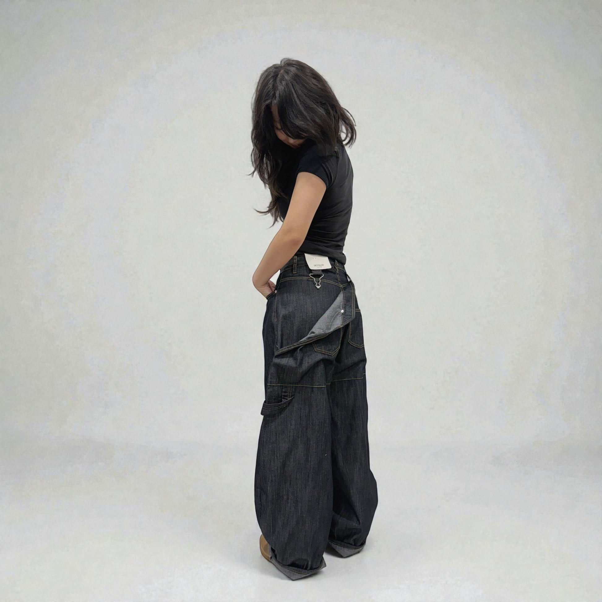 Develop Korea Menace Jeans Indigo | ODD EVEN