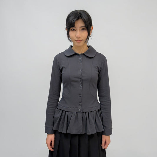 Askhaki Seoul Margot Dress Charcoal