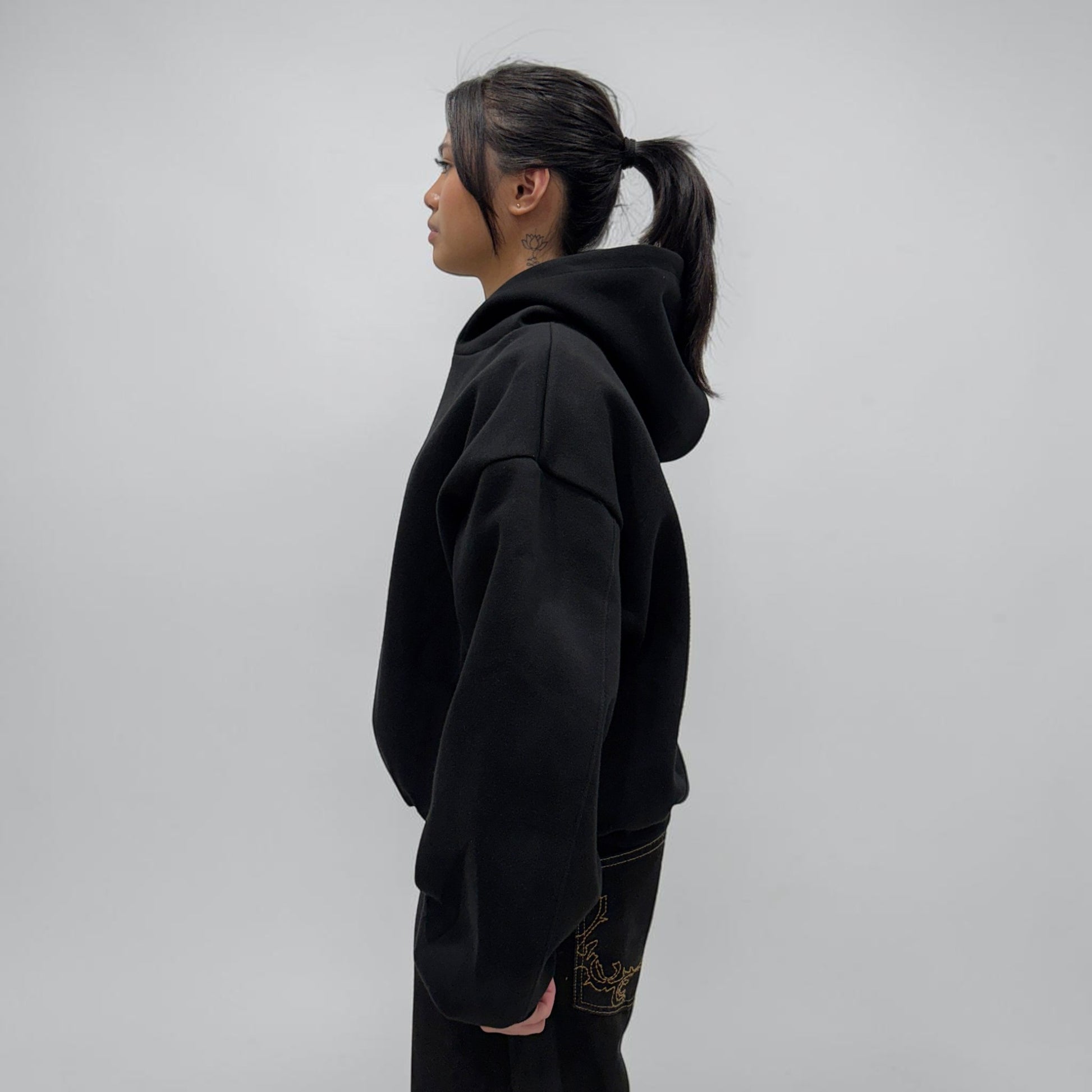 Invis-Able Hamptons Pullover Hoodie Black | ODD EVEN