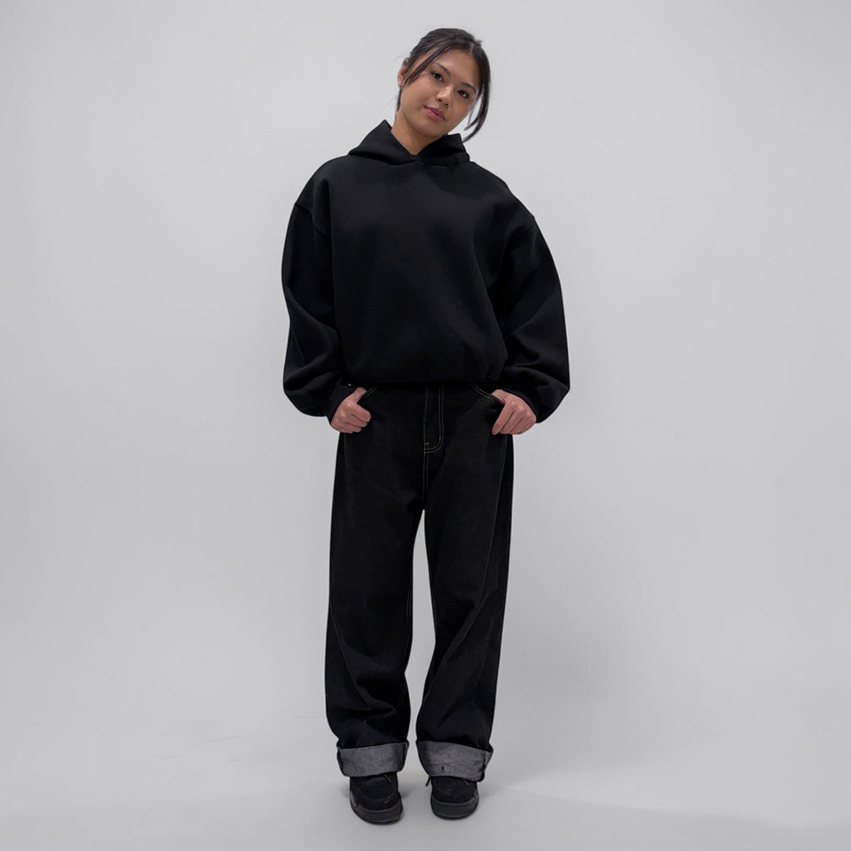 Invis-Able Hamptons Pullover Hoodie Black | ODD EVEN