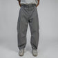 Senne Construction Pinstripe Pants Black | ODD EVEN