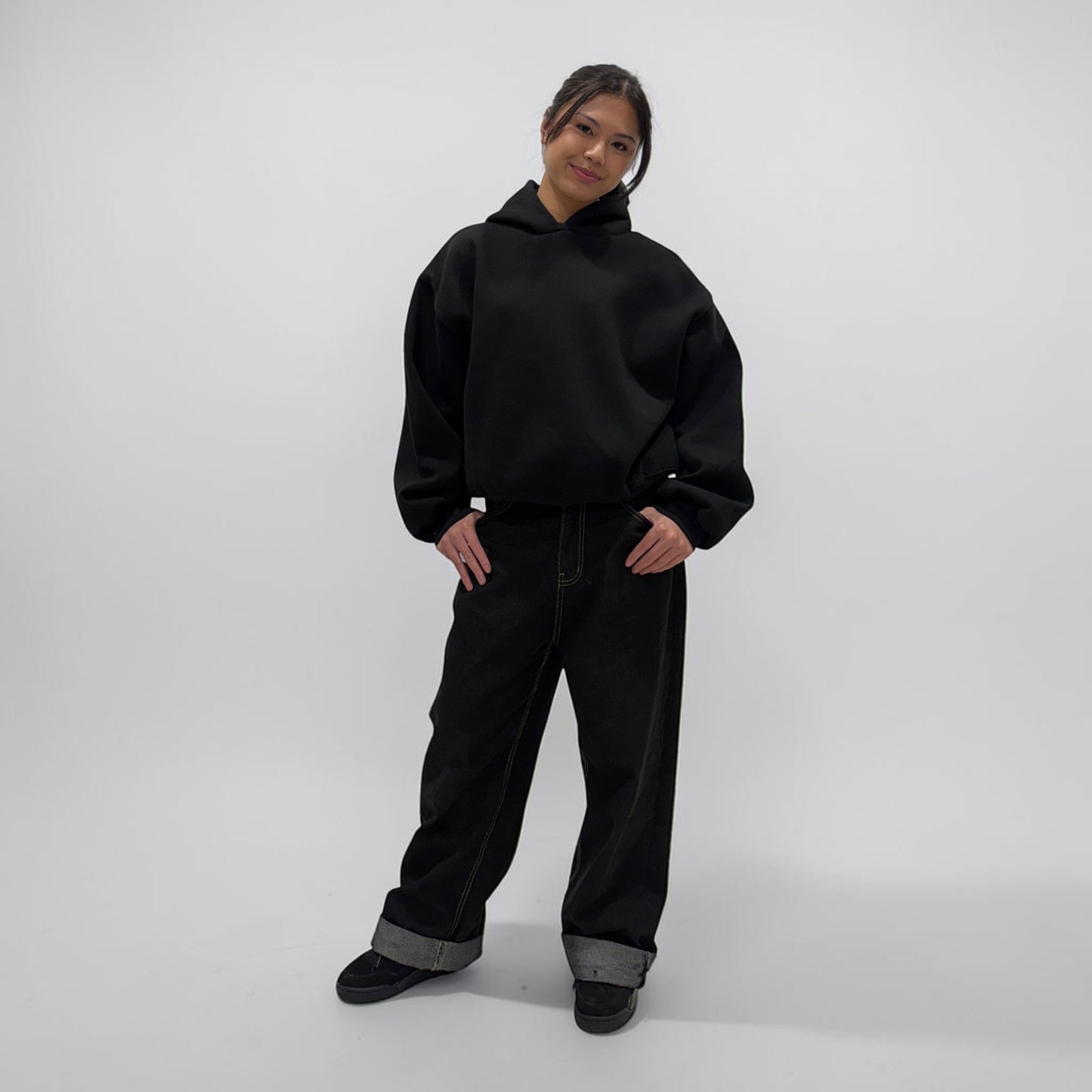 Invis-Able Hamptons Pullover Hoodie Black | ODD EVEN