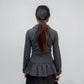 Askhaki Seoul Margot Dress Charcoal