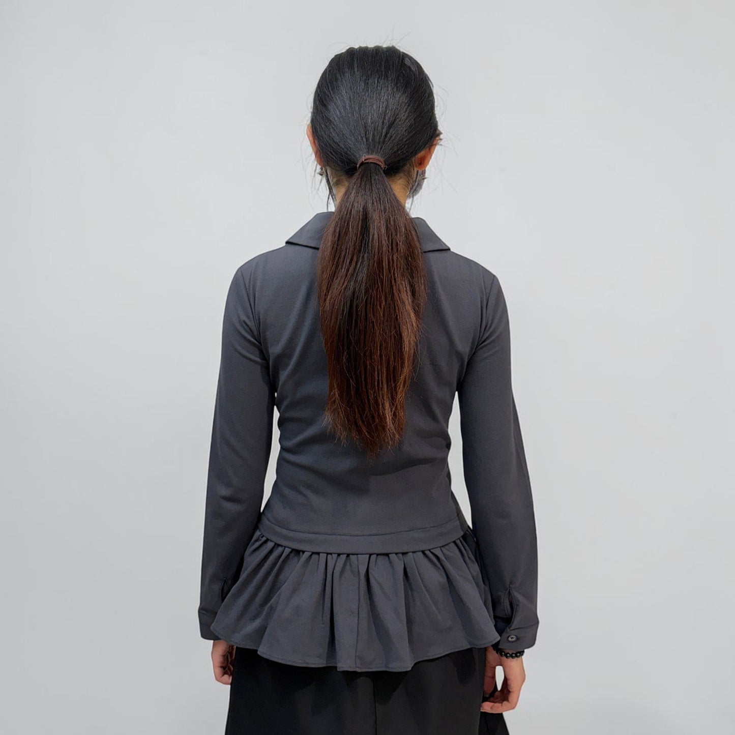Askhaki Seoul Margot Dress Charcoal