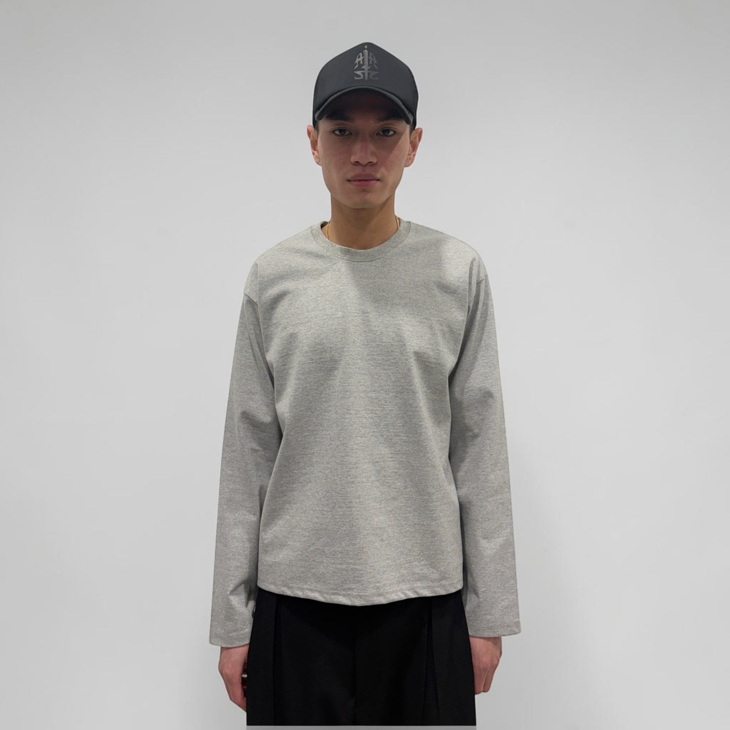 By Attention Boxed Up L/S Grey | ODD EVEN