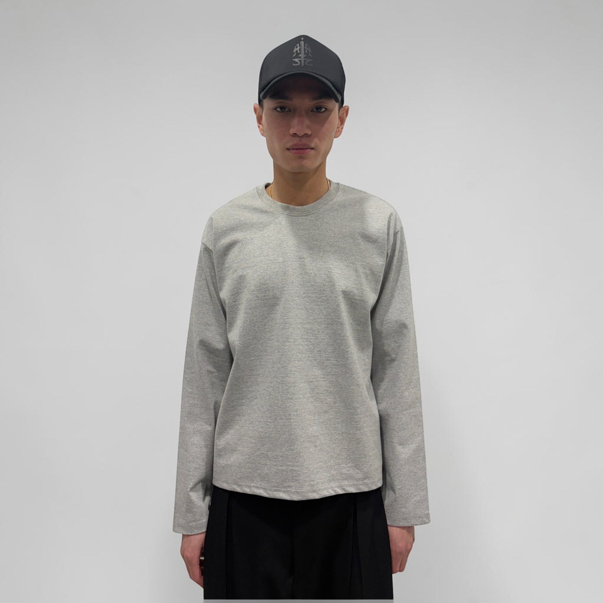 By Attention Boxed Up L/S Grey | ODD EVEN