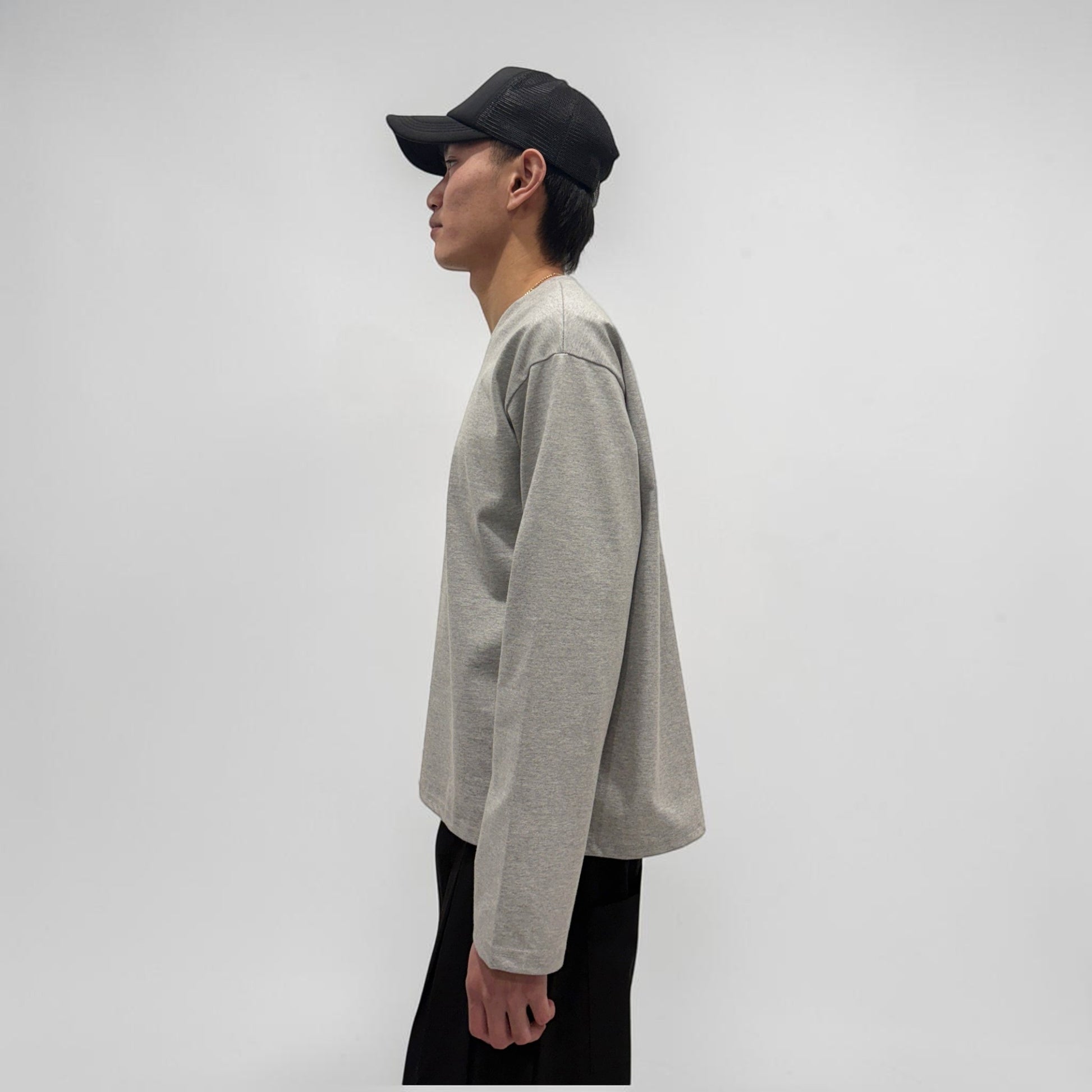 By Attention Boxed Up L/S Grey | ODD EVEN