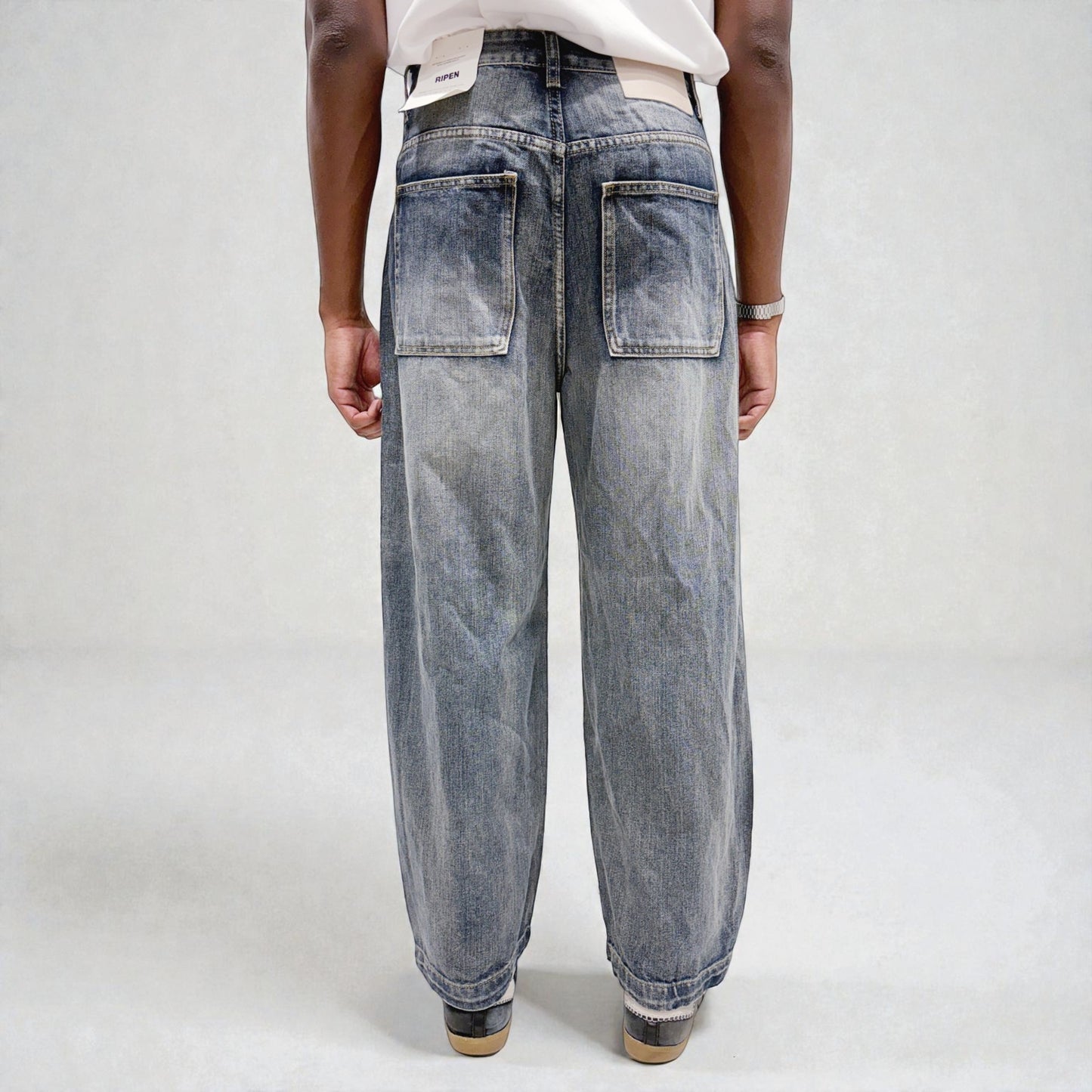 Ripen Cannon Jeans Denim Blue | ODD EVEN