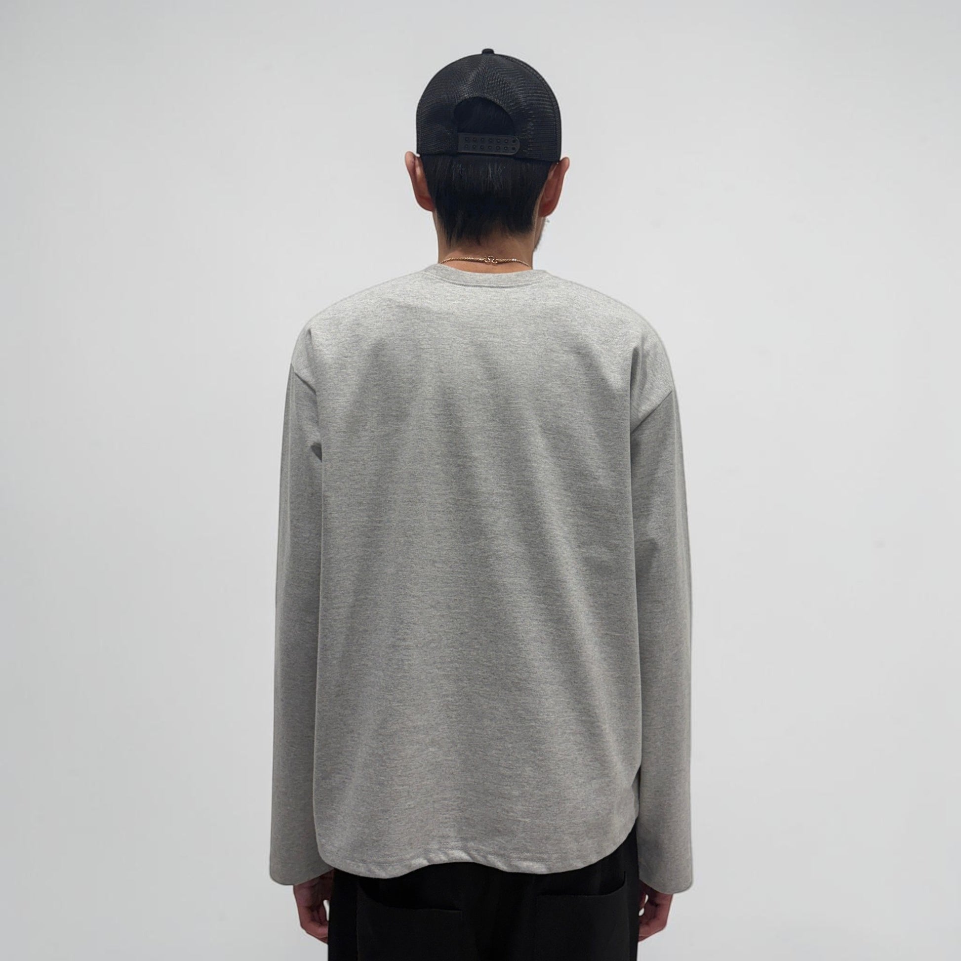 By Attention Boxed Up L/S Grey | ODD EVEN