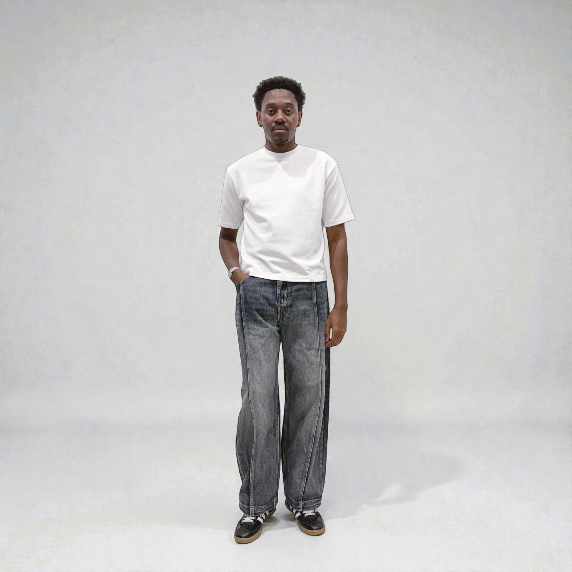 Ripen Cannon Jeans Denim Blue | ODD EVEN
