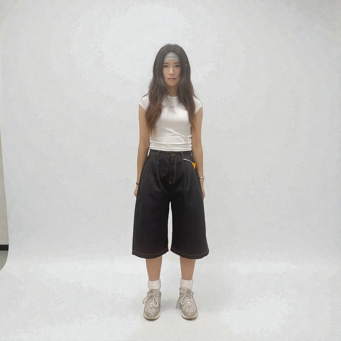 Develop Korea Destroyer Jorts Indigo | ODD EVEN