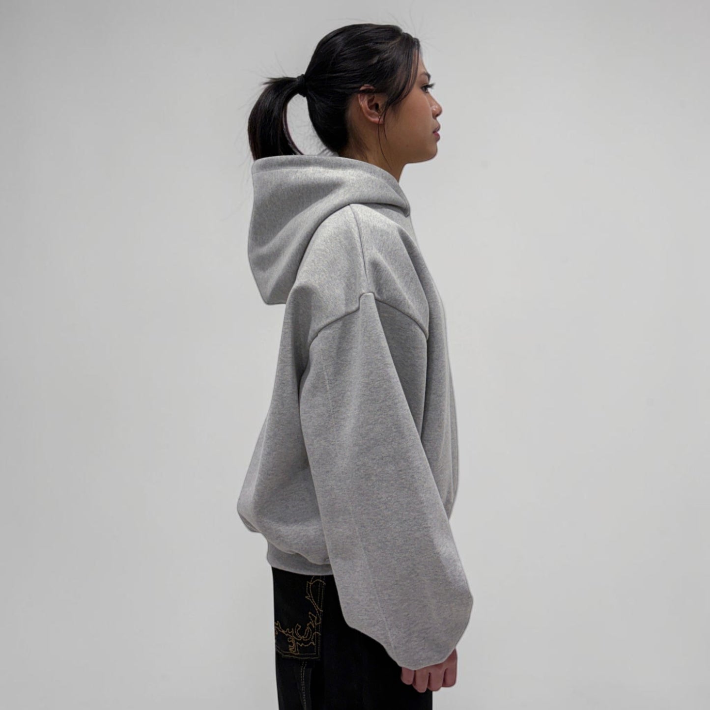 Invis-Able Hamptons Pullover Hoodie Grey Marle
