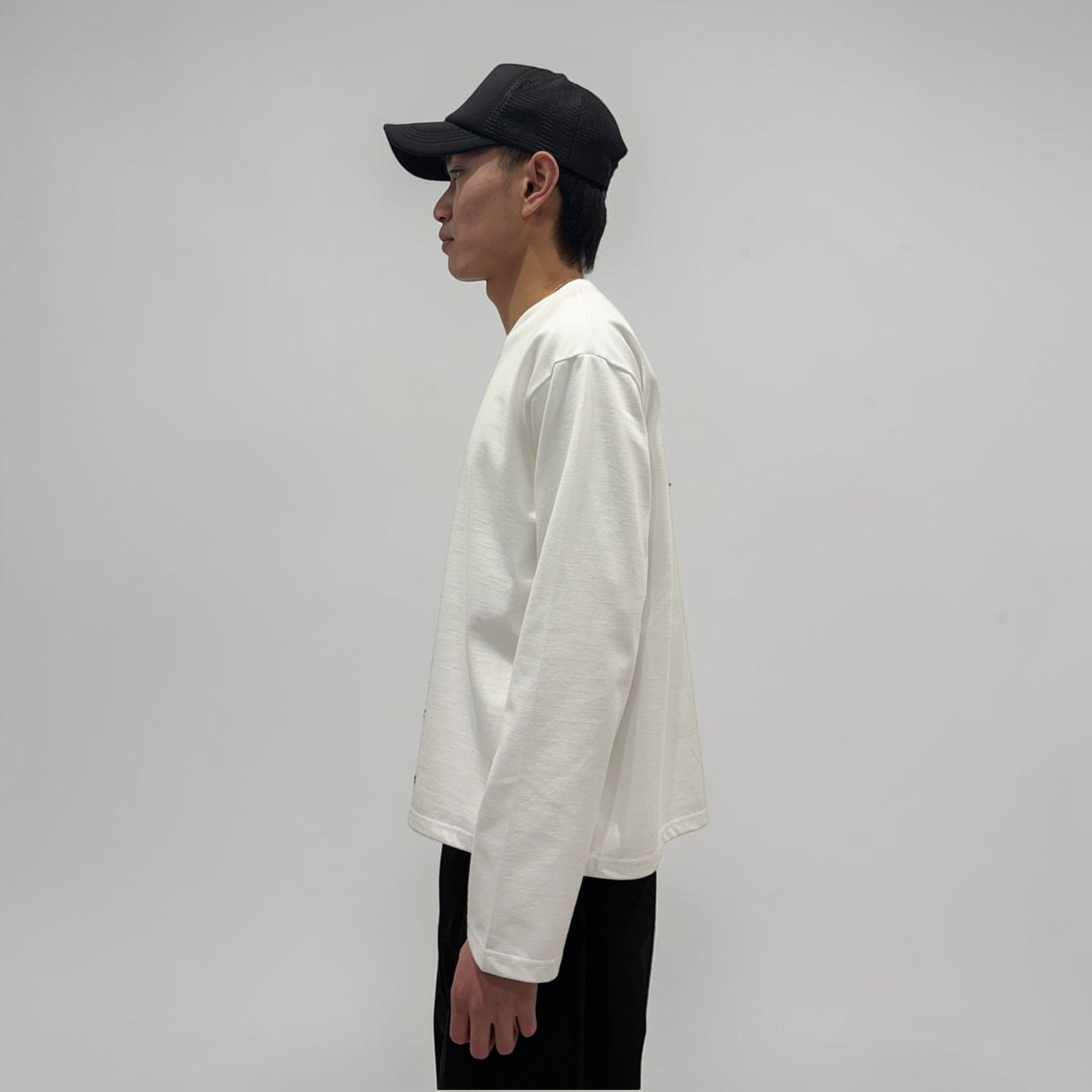 By Attention Boxed Up L/S White | ODD EVEN