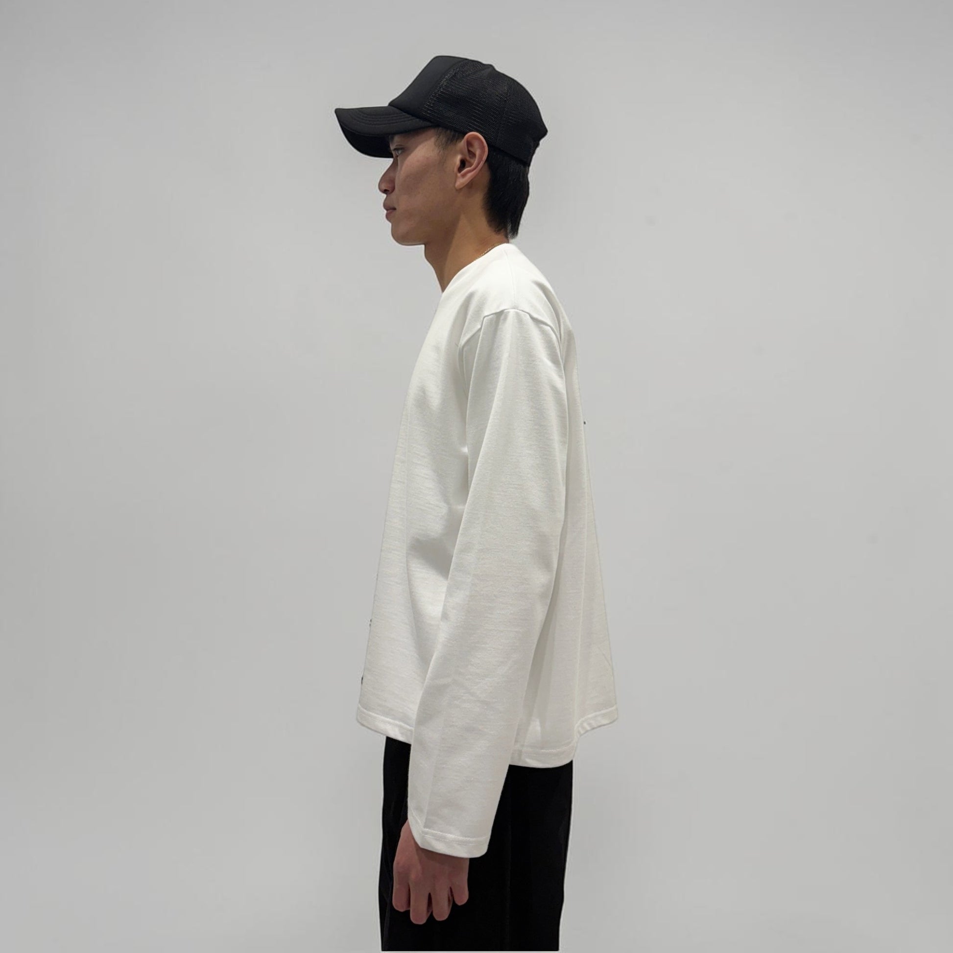 By Attention Boxed Up L/S White | ODD EVEN