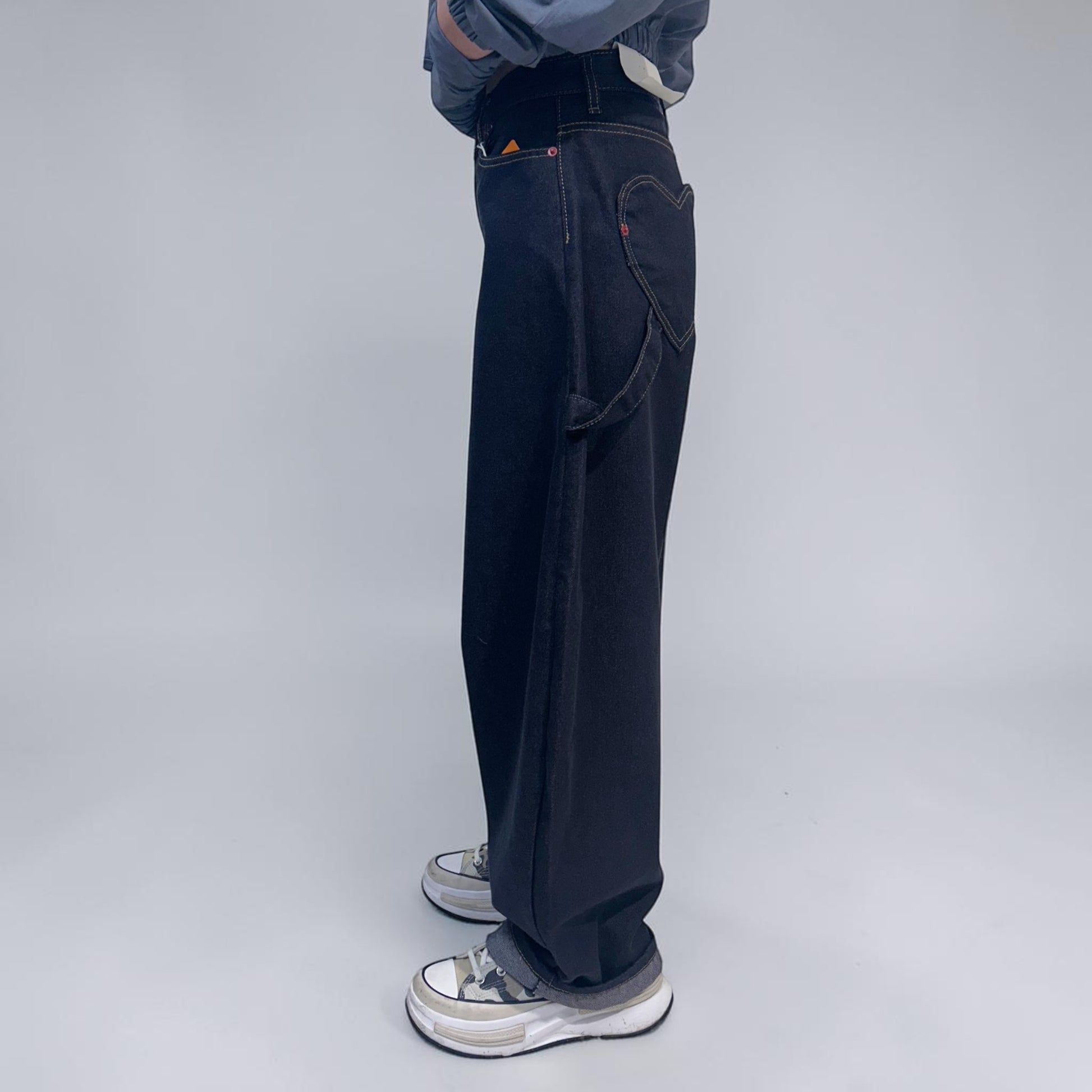 Develop Korea Heartbreak Jeans Indigo | ODD EVEN