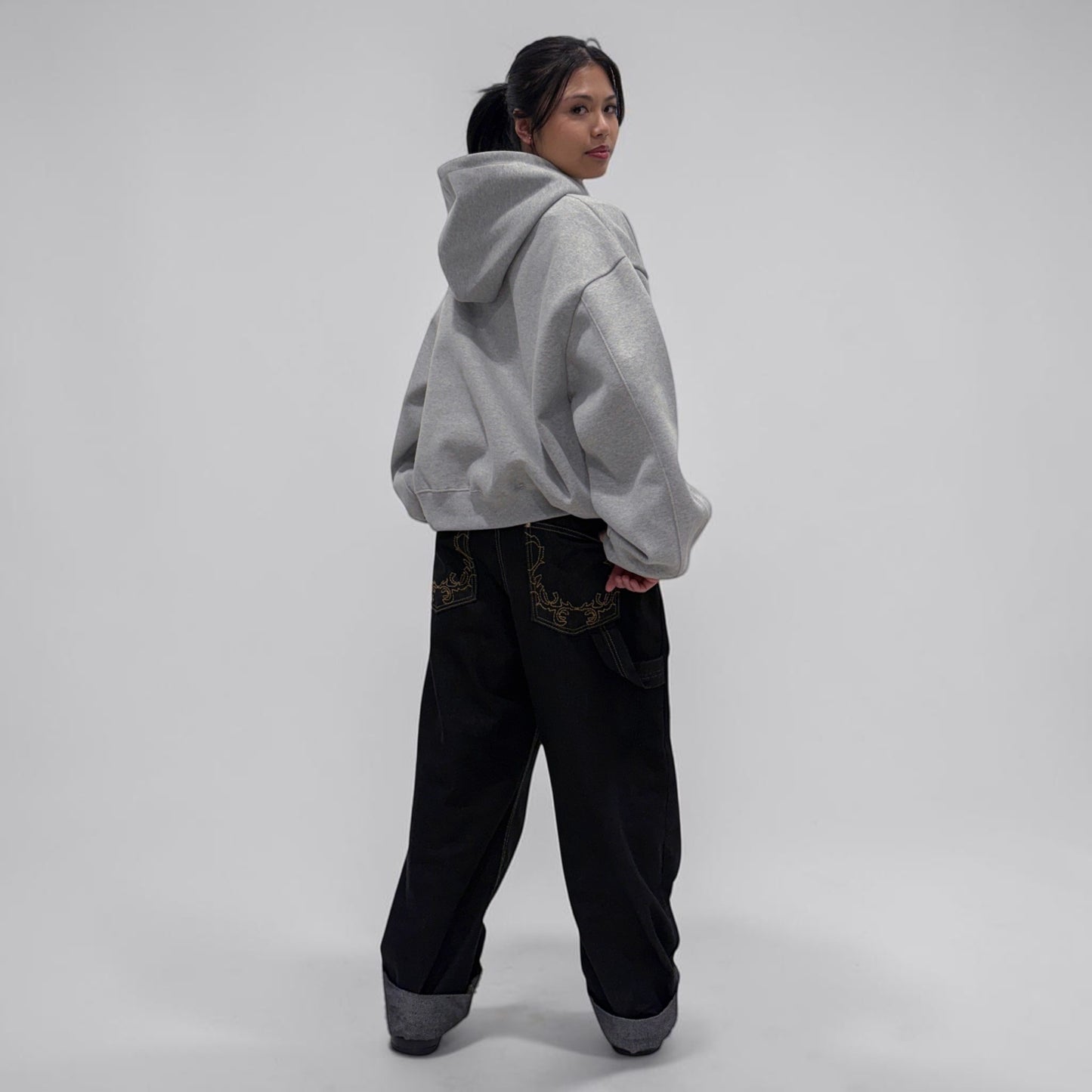 Invis-Able Hamptons Pullover Hoodie Grey Marle