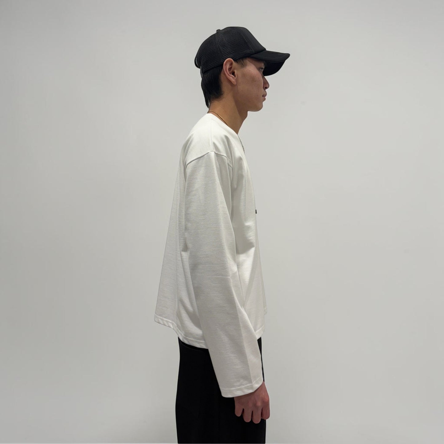 By Attention Boxed Up L/S White | ODD EVEN