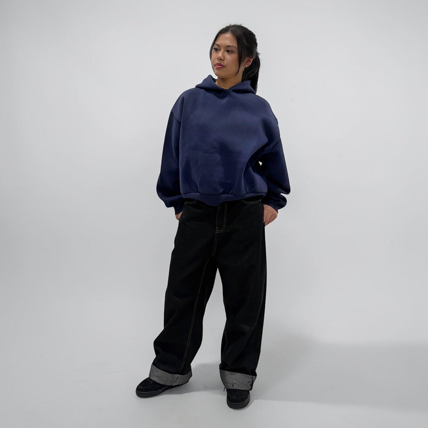 Invis-Able Hamptons Pullover Hoodie Navy | ODD EVEN