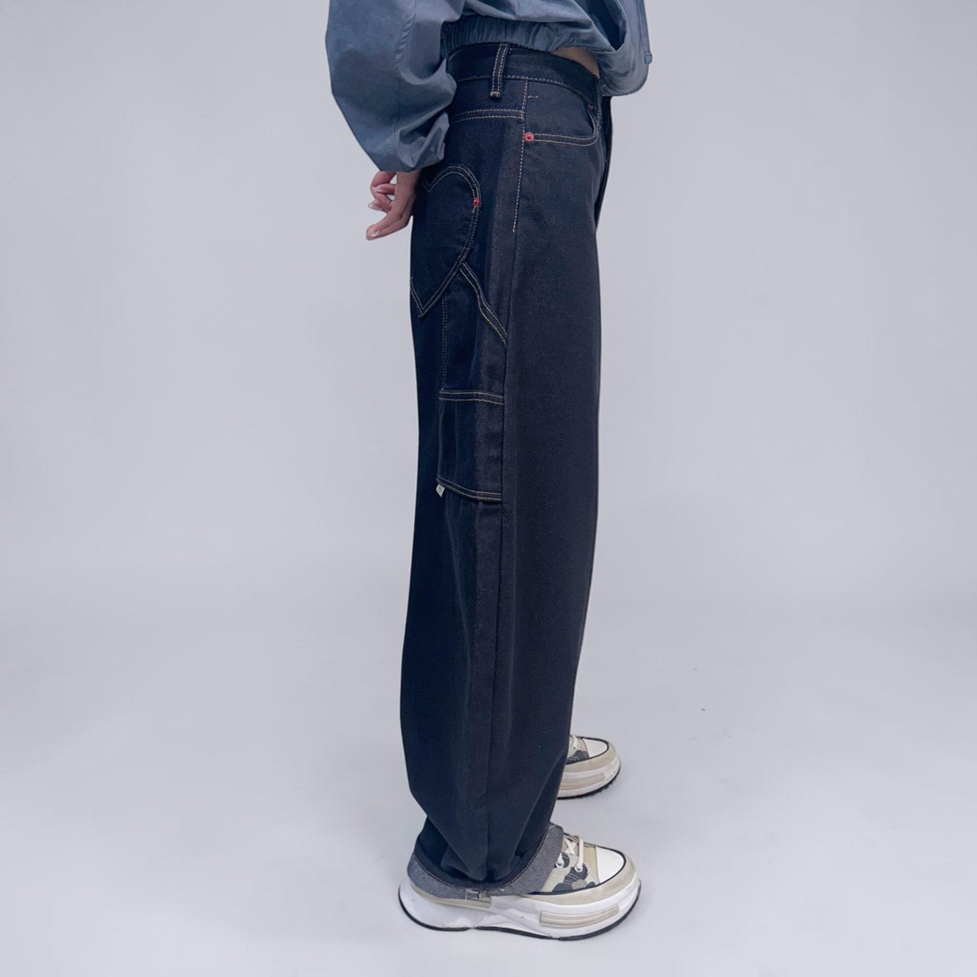 Develop Korea Heartbreak Jeans Indigo | ODD EVEN