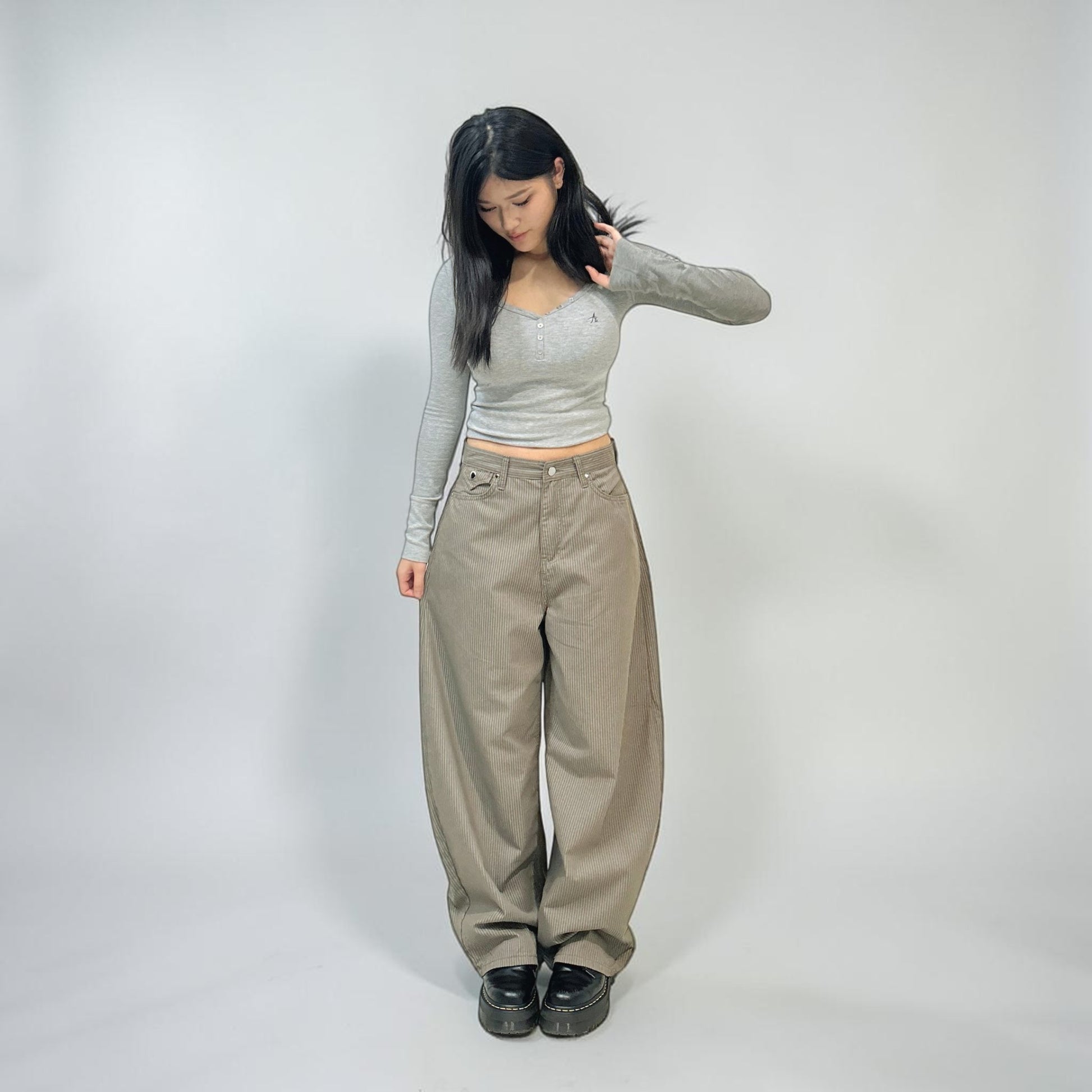 Develop Korea No Doubt Pants Olive | ODD EVEN