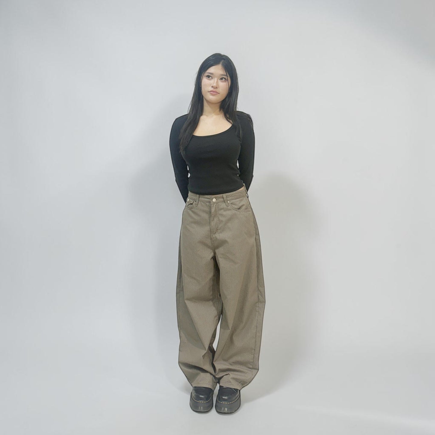 Develop Korea No Doubt Pants Olive | ODD EVEN