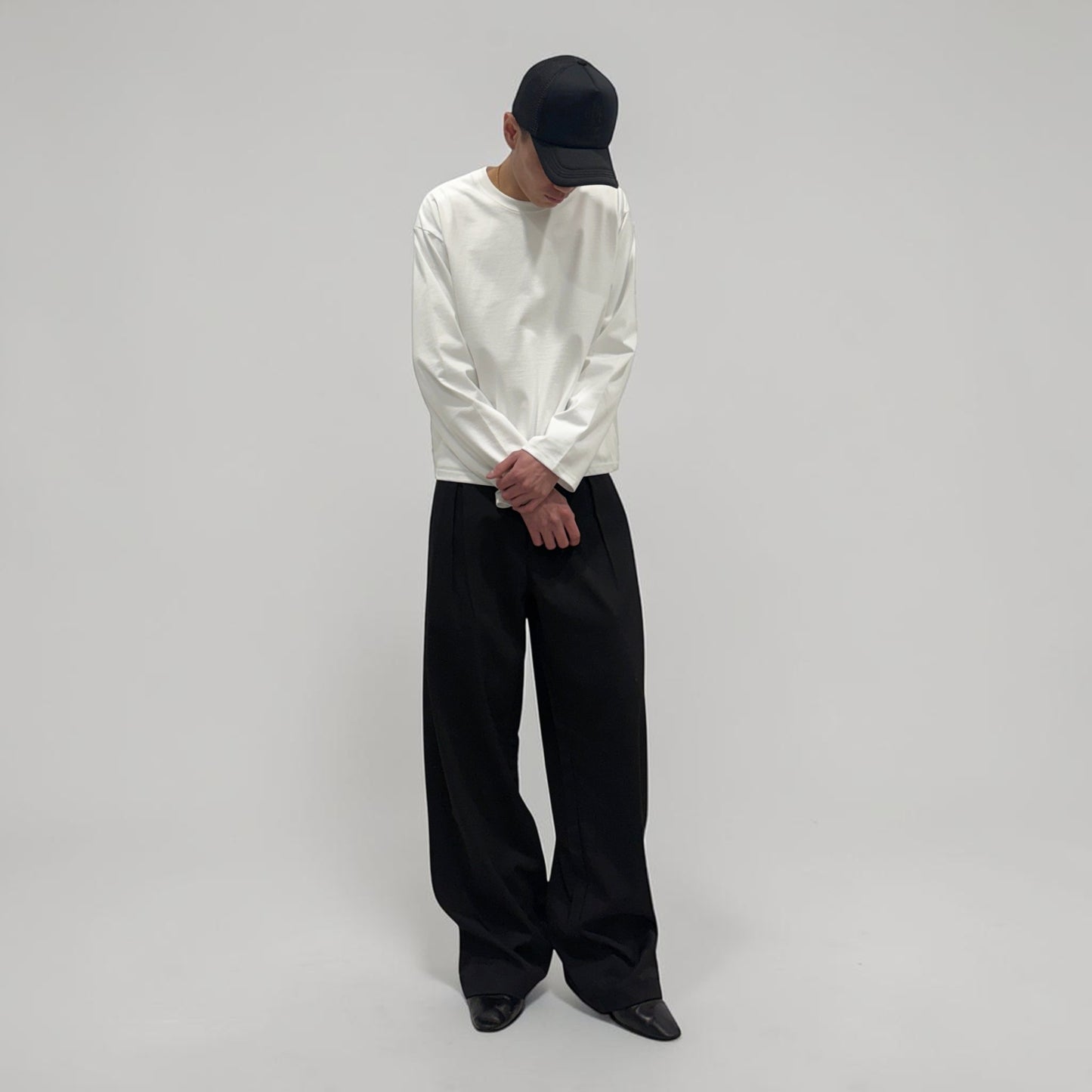 By Attention Boxed Up L/S White | ODD EVEN