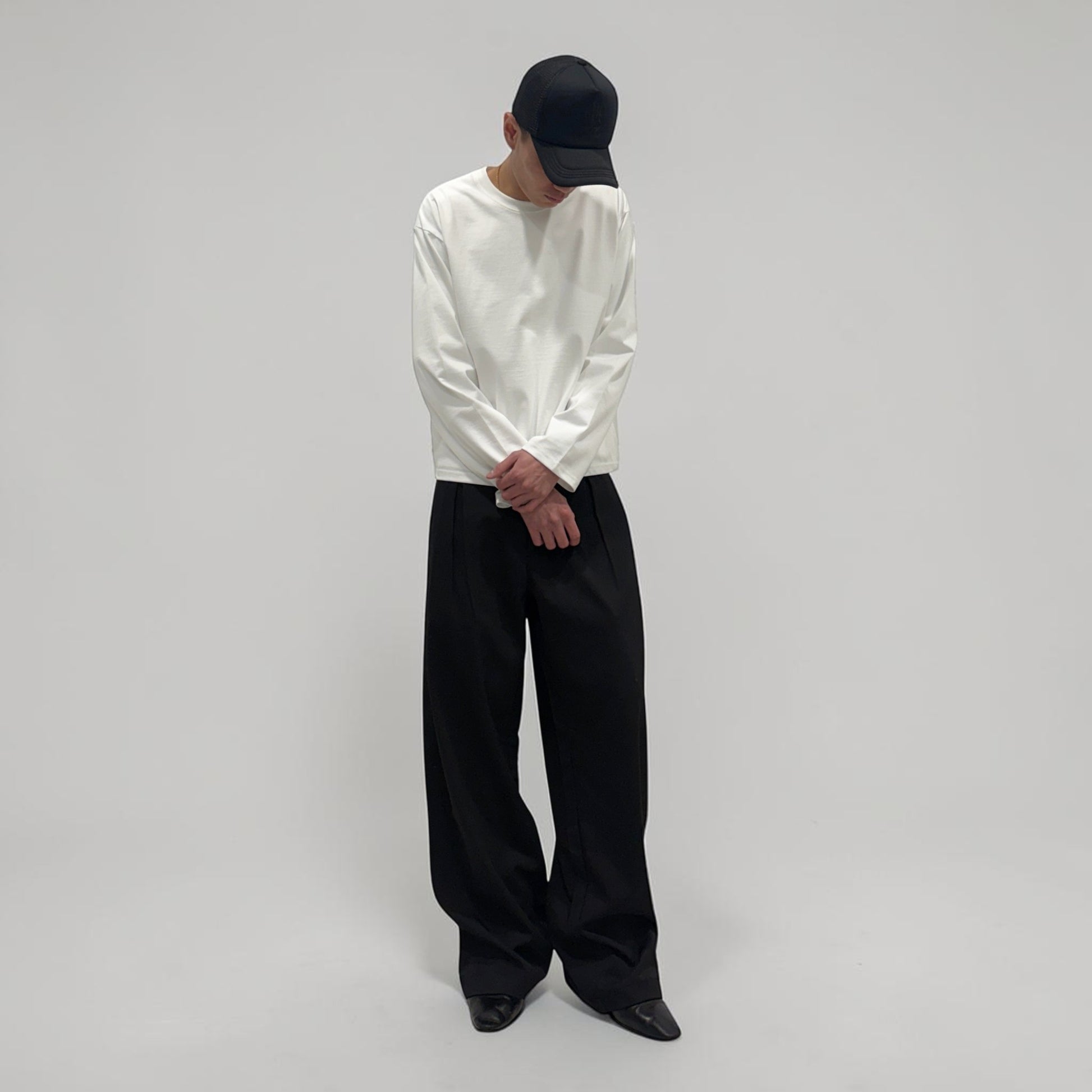 By Attention Boxed Up L/S White | ODD EVEN