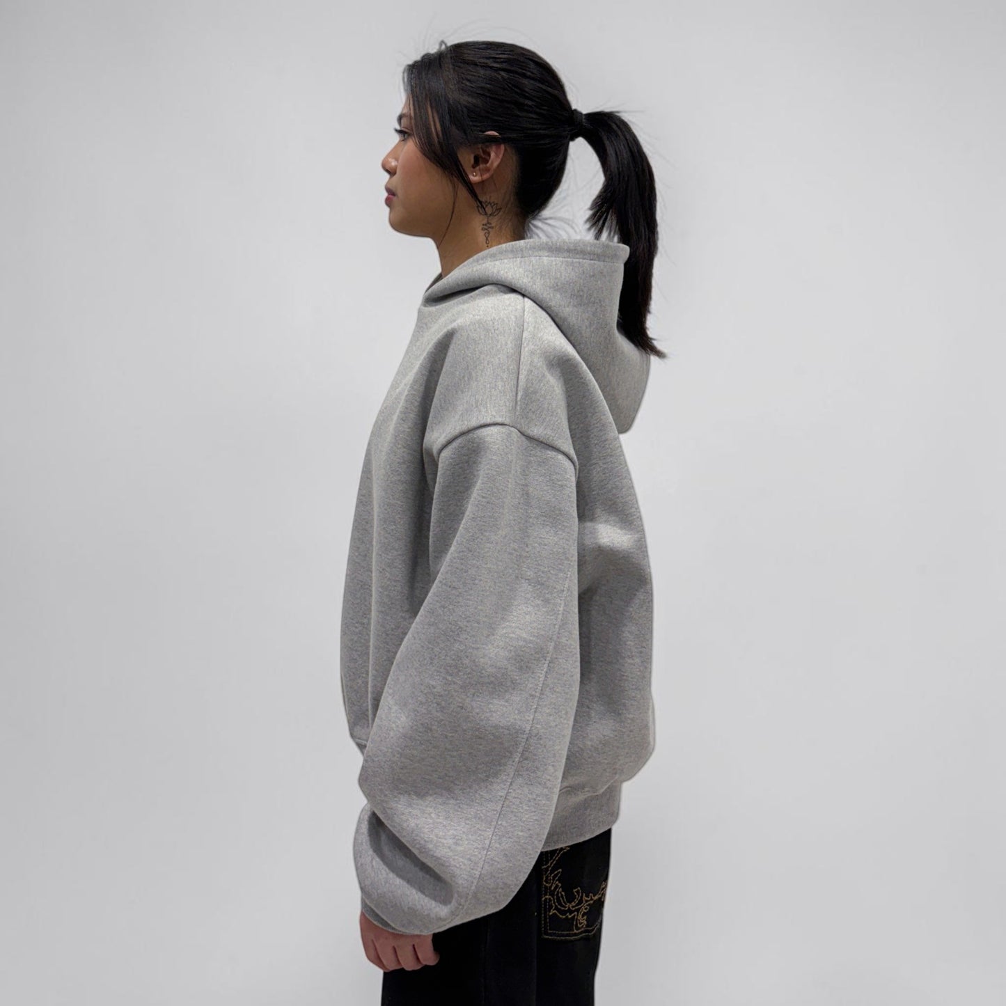 Invis-Able Hamptons Pullover Hoodie Grey Marle